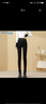 真维斯（JEANSWEST）牛仔裤女士长裤高腰2025秋季紧身显瘦修身小脚裤子女黑色30 实拍图