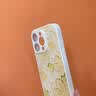 素洛新款桃花苹果iPhone17promax手机壳Air液态小羊皮16pro防摔15plus高级感14男女情侣12保护壳11全包 古董白【桃花】 iPhone 16 Pro 实拍图