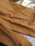 三针内衣秋裤女舒绒纯棉条纹加厚保暖裤中老年护膝线裤内穿棉裤单裤 咖色【320g女护膝纯棉加厚】 3XL 实拍图