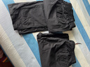 【纯棉耐磨】春秋新款男士大码休闲裤男宽松直筒裤工装裤劳保长裤 黑色【常规款】 2XL 【160-185斤左右】 实拍图