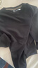 真维斯卫衣男春秋长袖T恤上衣休闲体恤秋衣休闲服打底衫圆领纯色简约 黑色 XL (建议130-150斤) 实拍图