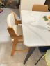GEN儿童餐椅学习椅宝宝实木餐桌椅家用写字椅可升降成长座椅 原木色-白色座面 晒单实拍图