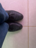 意尔康男鞋时尚英伦风商务正装鞋系带低跟单鞋子男 Y541ZE97411W 黑色 38 实拍图