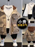 迪士尼（Disney）男童加绒棉服外套冬装棉袄衣服儿童厚棉衣【免洗亮面】保暖上衣 卡其色 130 cm 实拍图