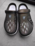 PointZerone2025新款防臭男士外穿凉拖鞋男夏季洞洞鞋防滑凉鞋男防水沙滩鞋男 灰色 41 标准运动鞋码 实拍图
