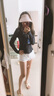 SIINSIIN【戚薇同款】冰皮防晒衣女夏季透气修身冰丝防晒服户外穿搭外套 【连帽款】显瘦黑【组合装】 S 实拍图