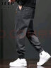 JEEP SPIRIT吉普休闲裤男秋冬季韩版束脚裤子男士宽松工装裤 灰色 4XL 实拍图