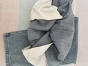 MageGee潮牌牛仔裤男秋冬季宽松直筒抽绳休闲裤加绒阔腿百搭潮流工装裤子 825-复古蓝 L 实拍图