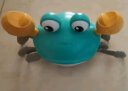 乐亲（Lechin）灯光音乐爬行电动感应自动躲避儿童玩具节日礼物螃蟹 绿色 实拍图