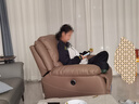 芝华仕（CHEERS）头等舱智能椅皮单椅电动多功能可躺摇转芝华士全明星实力单椅K135 可可棕电动躺+摇+360°转 优先发货（详询客服） 实拍图