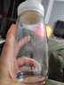 波比熊带刻度迷你塑料杯女士小容量简约ins便携学生随行水杯高颜值杯子 迷你炫彩白300毫升+杯刷滤网 实拍图