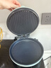 奥克斯（AUX） 电饼铛家用小型1-2人双面三明治早餐机煎饼烙饼锅迷你小号20CM多功能煎烤机烤肉锅 【升级抗菌款】迷雾蓝1-2人食 实拍图