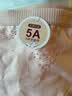洁丽雅春夏中腰5条装新疆棉内裤女纯棉抑菌日系少女透气不夹档女生短裤 浅蓝+浅紫+粉色+奶白+奶黄 5条 L 【建议95斤-115斤】 实拍图