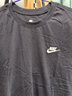 耐克（NIKE）T恤男士 2025夏季新款宽松休闲运动健身圆领透气半袖全棉跑步短袖 AR4999-013/黑色 M (170/88A) 实拍图