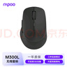 雷柏（Rapoo）M300L 中小手无线/蓝牙多模办公鼠标 人体工学时尚轻音便携 充电锂电池至高约230h续航5档dpi 深灰 实拍图