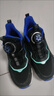 安踏儿童运动鞋男女童跑步鞋秋冬季网革旋钮扣犟弹科技学生赤焰跑鞋 【男革面】黑/蓝/绿5523N-2 36 脚长约23cm 实拍图