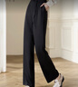初申春秋休闲长裤女东方简奢风直筒垂感显瘦通勤休闲阔腿裤S143K2015 实拍图
