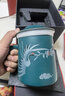 平仄故宫文创茶水分离泡茶杯陶瓷马克杯毕业礼物男380ml水杯子礼盒 鹤 实拍图