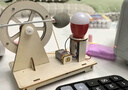 大眼小娃电风扇steam科学小实验套装儿童DIY手工制作玩具男女孩生日礼物 实拍图