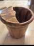 川柏香泡脚桶木桶40厘米实木泡脚桶过小腿香柏木足浴洗脚盆木桶家用木质 40碳化带盖带轮+艾60包（豪配） 实拍图