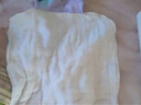 越贝乐儿童纯棉吸汗巾幼儿园宝宝纱布隔汗巾婴儿加大全棉垫背擦巾可印名 六层正常厚度(恐龙乐园) 42*28cm（建议5-8岁）四条 实拍图