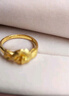 周生生 黄金戒指足金心花开口金戒心花怒放珠宝金饰27942R计价 2.91克(含工费100元) 实拍图