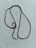 萧柏米恩简约细款蜡绳黑色项链绳挂件金吊坠锁骨绳男女平安扣玉佩替换绳子 粗细1.5mm长度45 黑色 实拍图