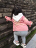 G.DUCKKIDS童装女童外套春秋新款儿童牛仔外套春装女孩洋气卡通夹克上衣潮 粉色米奇外套 90 适合身高80-90年龄1-2岁左右 实拍图