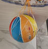 哈哈球儿童玩具5号篮球3-6岁小皮球户外亲子运动幼儿园拍拍球节日礼物 5号篮球H6208红黄橙蓝 实拍图