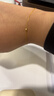 周大福SOINLOVE极简 18K金蹦迪珠手链简约彩金珠手链女 17.5cm VE192 实拍图