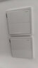 西门子（SIEMENS） 开关插座面板 墙壁大板二三插暗装 致典系列雅白色 二开双控 实拍图