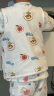 aqpa男女宝儿童马甲春秋纯棉婴幼儿宝宝上衣背心 白底苹果小熊 100cm  晒单实拍图