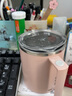 钻技全自动搅拌杯咖啡杯旋转杯马克杯智能电动不锈钢水杯可充电黑科技 【2代】女神粉 【整机防水+强劲动力+超长续航】 实拍图