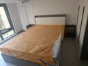苏广【顺丰闪发】实木床双人床软包主卧床简约单人床出租屋床 单床+20CM席梦思床垫+床头柜*2 1.5*2米 实拍图