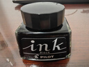 PILOT百乐INK-30墨水非碳素钢笔水30ml黑蓝红蓝黑色墨水78G/88G/笑脸/14K金尖钢笔用不堵笔 INK-30 黑色 实拍图