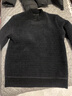鑫罗圣保男士半高领毛衣保暖长袖加绒加厚一体绒雪尼尔针织衫潮男装衣服 雪尼尔毛衣-黑色 XL 175  建议130-150斤【115】 实拍图