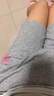 真维斯（JEANSWEST）短裤女装夏季新款五分裤运动休闲裤子女宽松显瘦纯棉热裤百搭外穿 麻灰 心跳性眩晕_K M 实拍图