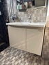 九牧（JOMOO）浴室柜陶瓷一体盆智能抗菌洗脸盆柜组合淡藕色80cm A2741-14AX-Z5 晒单实拍图