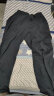 舒雅（Schiesser）男士家居裤纯棉睡裤简约纯色舒适长裤子E5/22803P 深灰 L 晒单实拍图