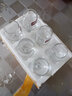 花语四季轻奢水晶玻璃白酒杯分酒器家用套装高档二两高脚杯酒具商用烈酒杯 高脚杯95ml（约二两）6只 实拍图