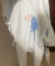 童泰婴儿衣服新生婴儿额四季春夏薄款连体衣0-6个月宝宝纯棉内衣2件装 万里晴空（四季款） 66cm 实拍图
