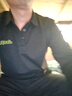 吉普（JEEP）长袖T恤男士春秋季polo宽松休闲打底衫衣服男装 黑色 XL  实拍图