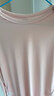 迪卡侬（DECATHLON）春夏季训练速干长袖防晒速干宽松打底衣健身跑步女运动服T恤上衣 柔雾粉 M -L 实拍图
