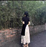 拉夏贝尔（La Chapelle）新中式国风连衣裙子夏天女装2024夏季新款短袖半身裙两件套装裙子 黑白水墨款 M 95-105斤 晒单实拍图