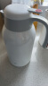 京东京造不锈钢保温瓶家用暖壶按压式热水壶保温壶2.2L白色 晒单实拍图