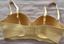 ubras【虞书欣同款】圆圆杯文胸可拆无肩带内衣女透气胸罩小胸聚拢粉底 店长推荐-【抹胸款】燕麦奶色 75C 实拍图