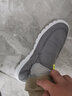 回力一脚蹬男鞋老北京布鞋子男士秋冬季帆布鞋男运动休闲懒人工作板鞋 灰色0009 41 实拍图
