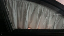 YZ适用特斯拉ModelY/3遮阳帘隐私侧车窗帘冰晶防晒遮光改装丫配件 ModelY前窗+后窗滑轨遮阳帘白色冰晶丝-四件套 晒单实拍图