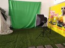 徕兹 专业直播绿幕抠像布摄影拍照背景布支架套装加厚纯色绿布背景墙便携抖音影视拍摄加粗背景架 实拍图