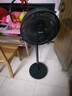 美的（Midea）电风扇落地扇台扇家用大风量电扇宿舍轻音低噪台式桌面两用节能 【加高机身 风大音轻】曜石黑 实拍图